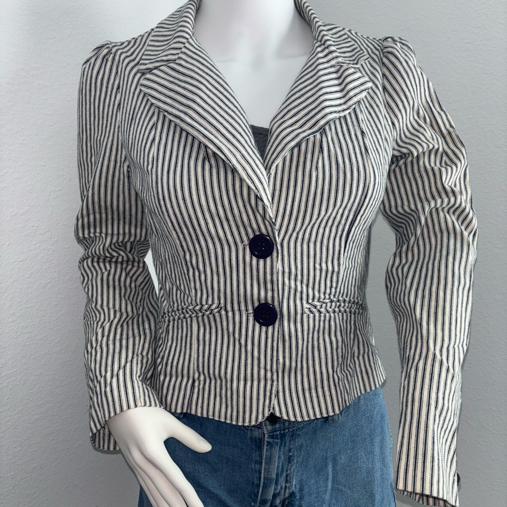 Forver- Striped Women's Blazer Jacket